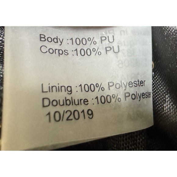 VICTORIA'S SECRET Embellished Gold Chain Small City Mini Backpack Black - Picture 6 of 7